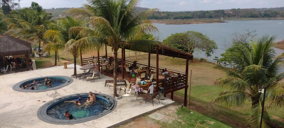 Aldeia Do Lago Caldas Novas Lindo Apt Com Cozinha Mobilia Nova Pode Levar Bebidas Na Area Das Piscinas Ngoại thất bức ảnh